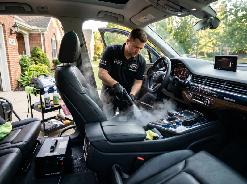 car detailing smoke odor removal near me